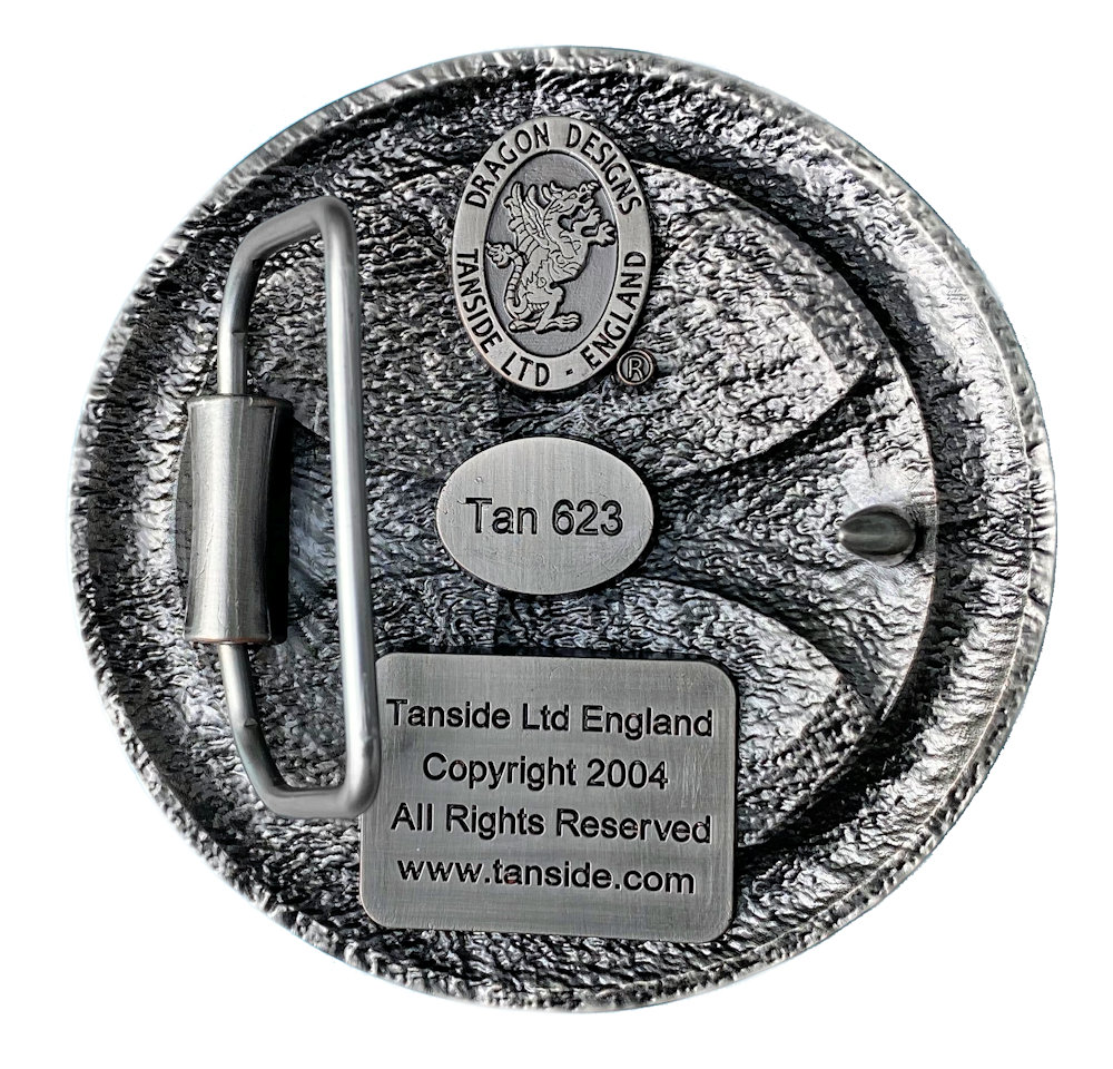 Norse Cross - red - white Belt Buckle